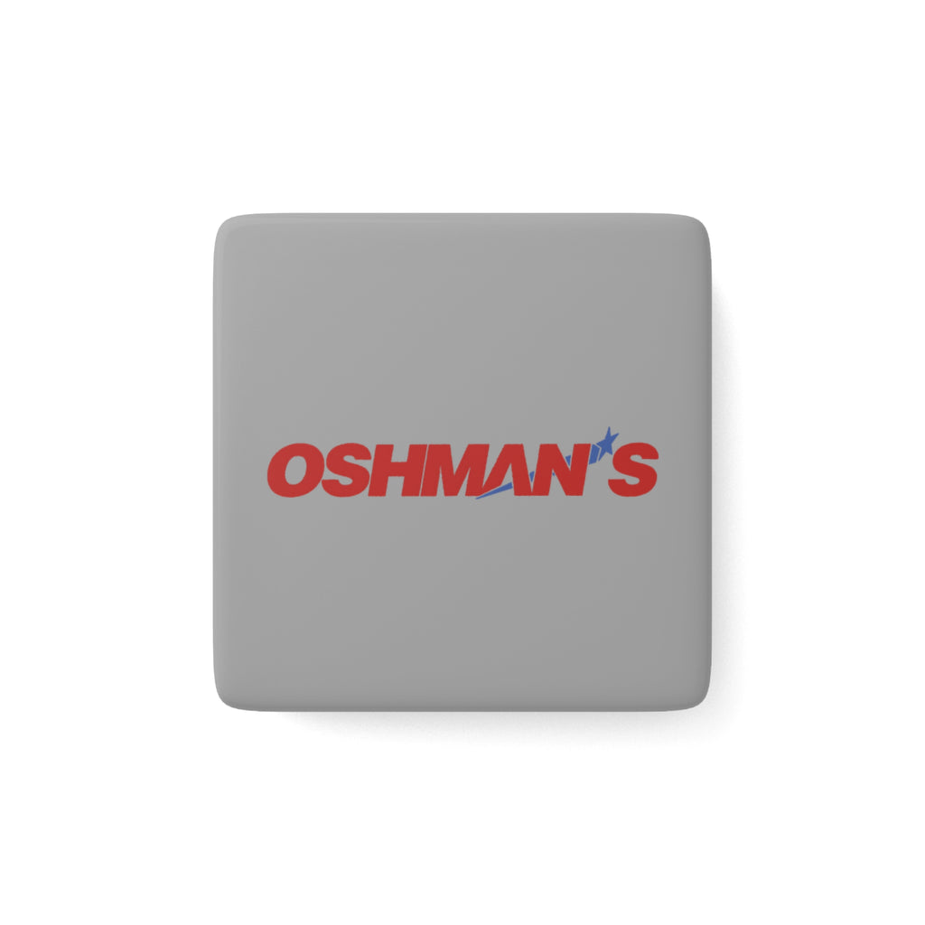 Oshman's Sporting Goods Square Porcelain Fridge Magnet