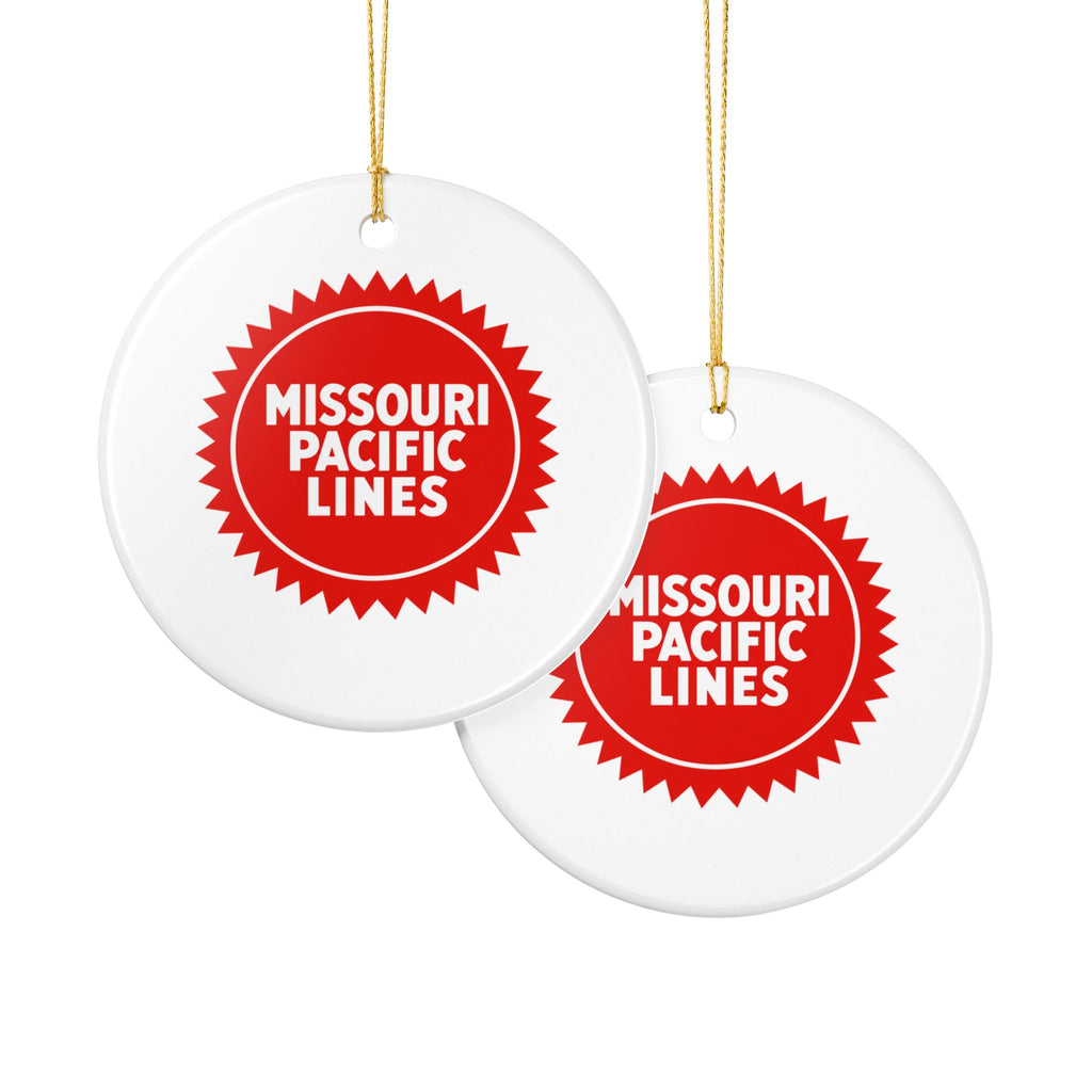 Missouri Pacific Railroad Ceramic Ornament