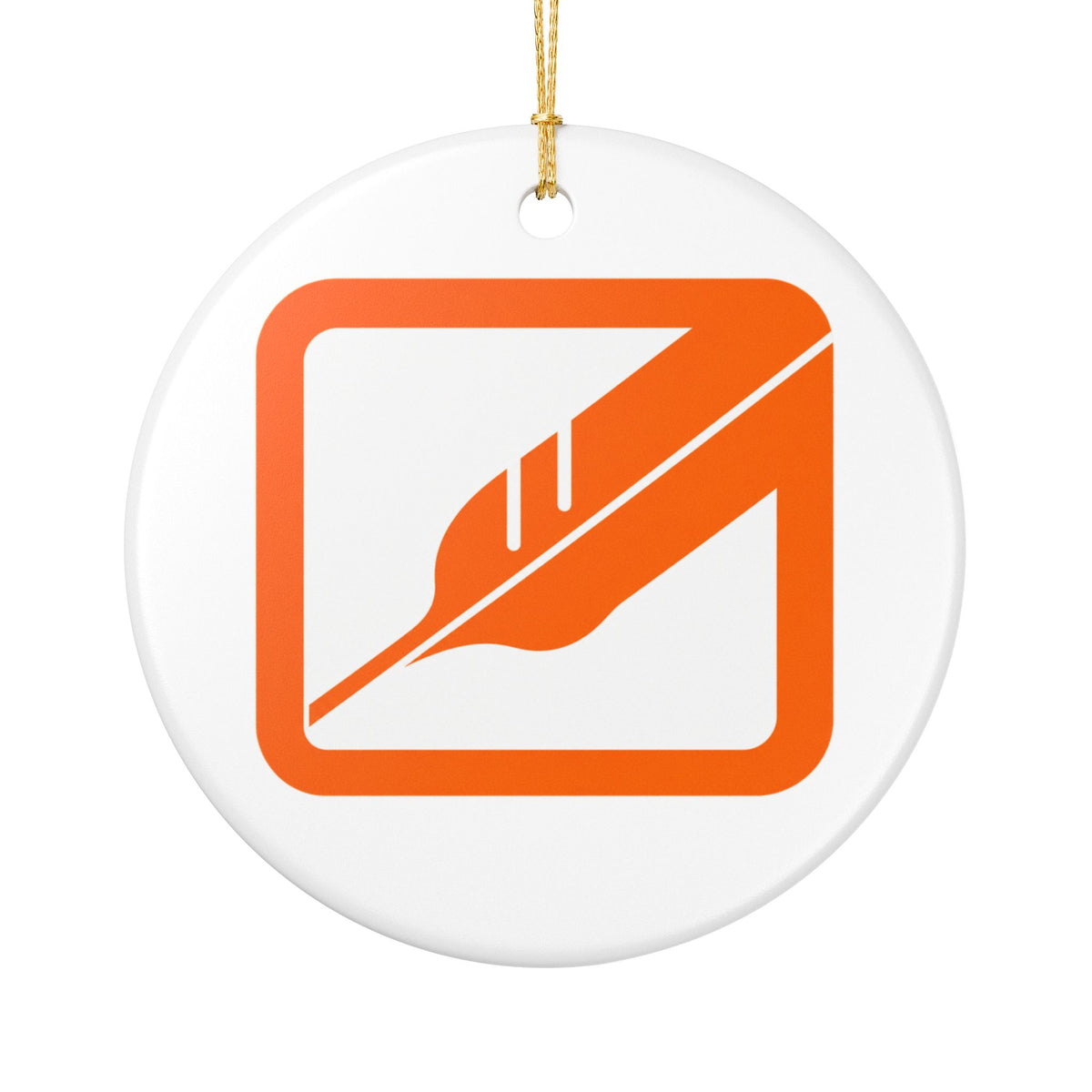 Western Pacific Railroad Ceramic Ornament