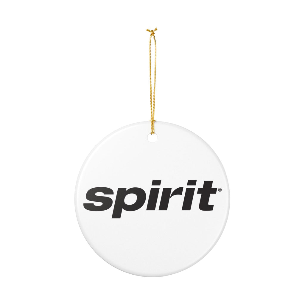 Spirit Airlines Ceramic Ornament