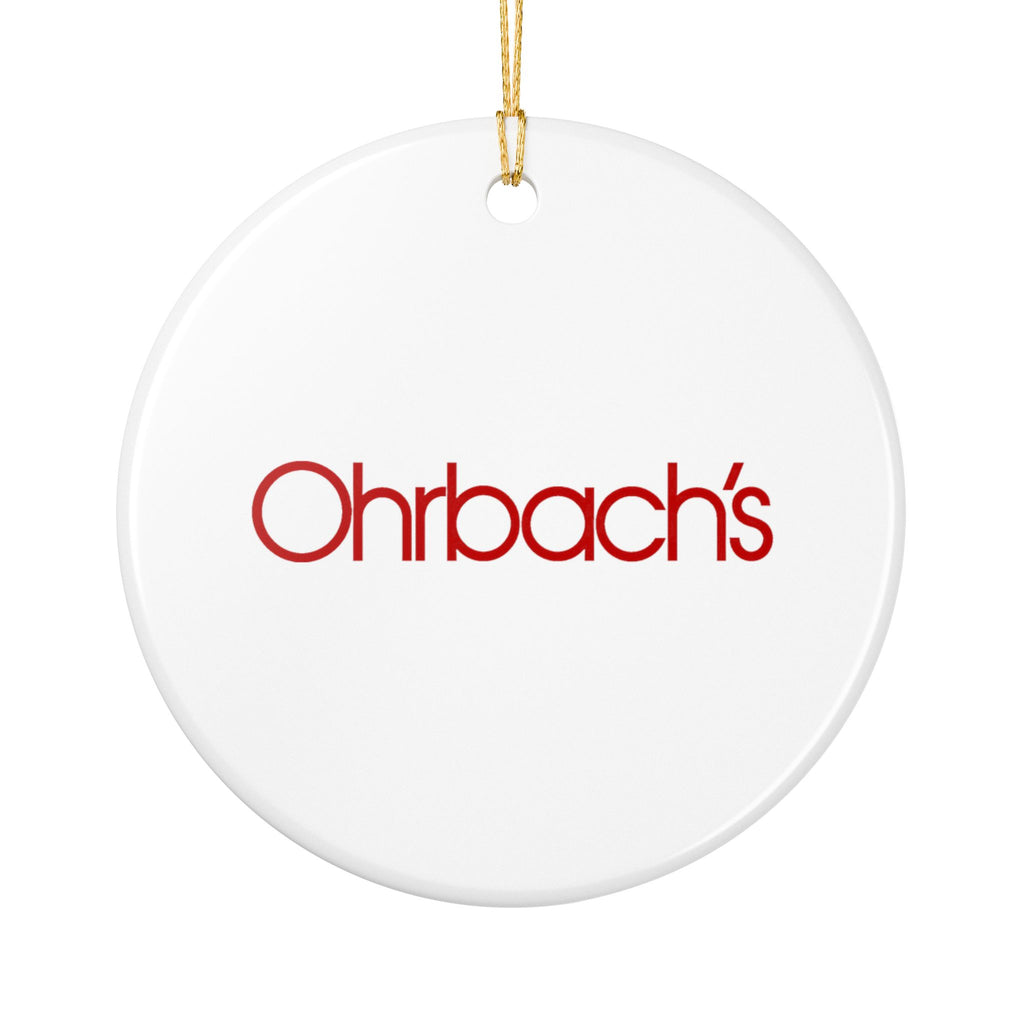 Ohrbach's Ceramic Ornament