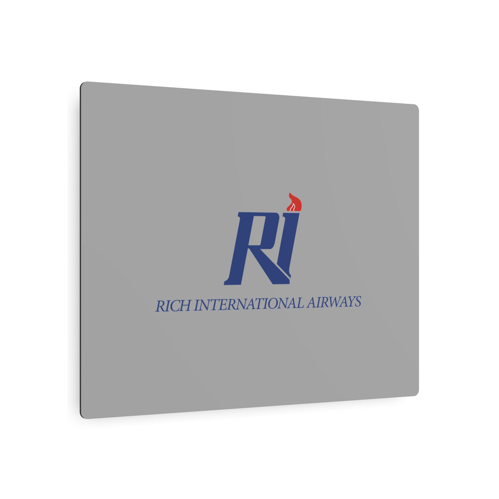 Rich International Airways Metal Sign