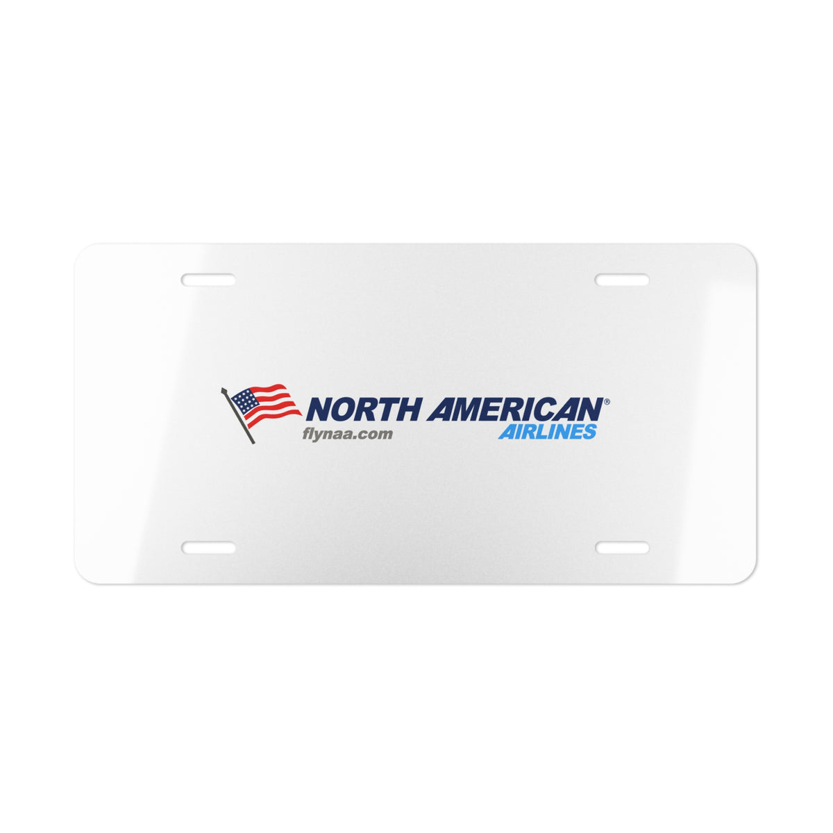 North American Airlines Vanity License Plate