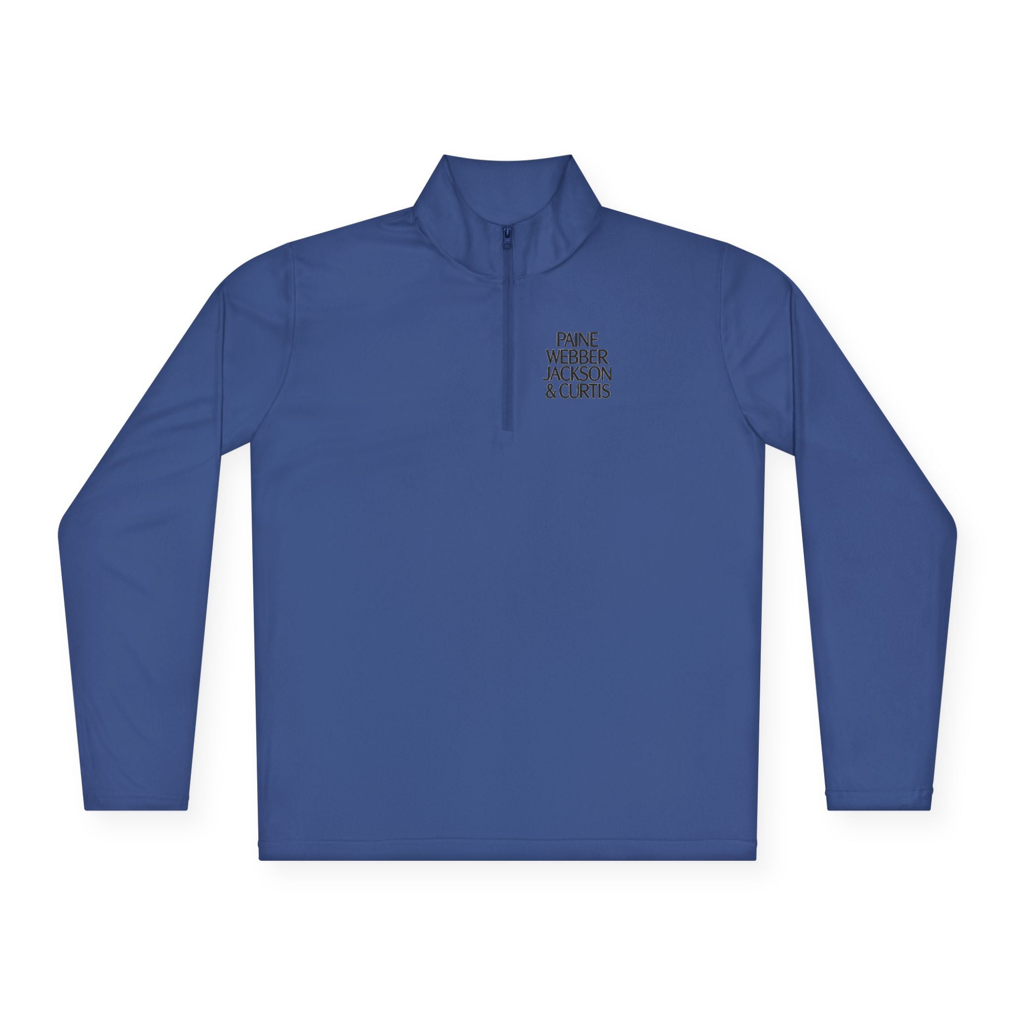 Paine Webber Jackson & Curtis Unisex Quarter Zip Pullover