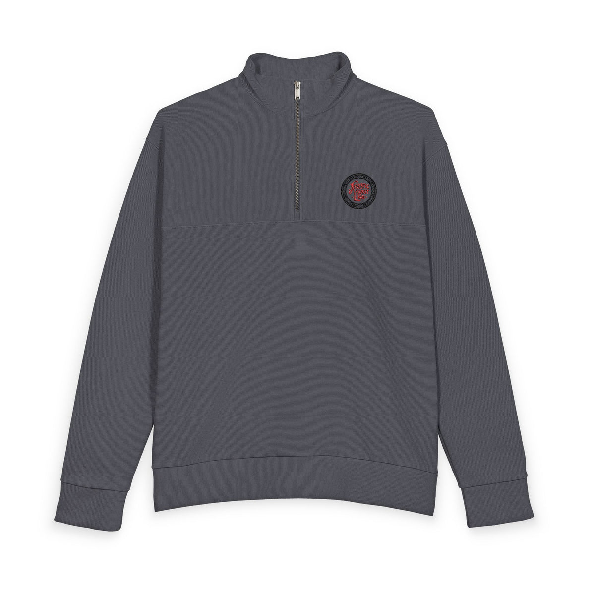 Atlantic Coast Line Railroad Heavy Knit Quarter-Zip Sweatshirt