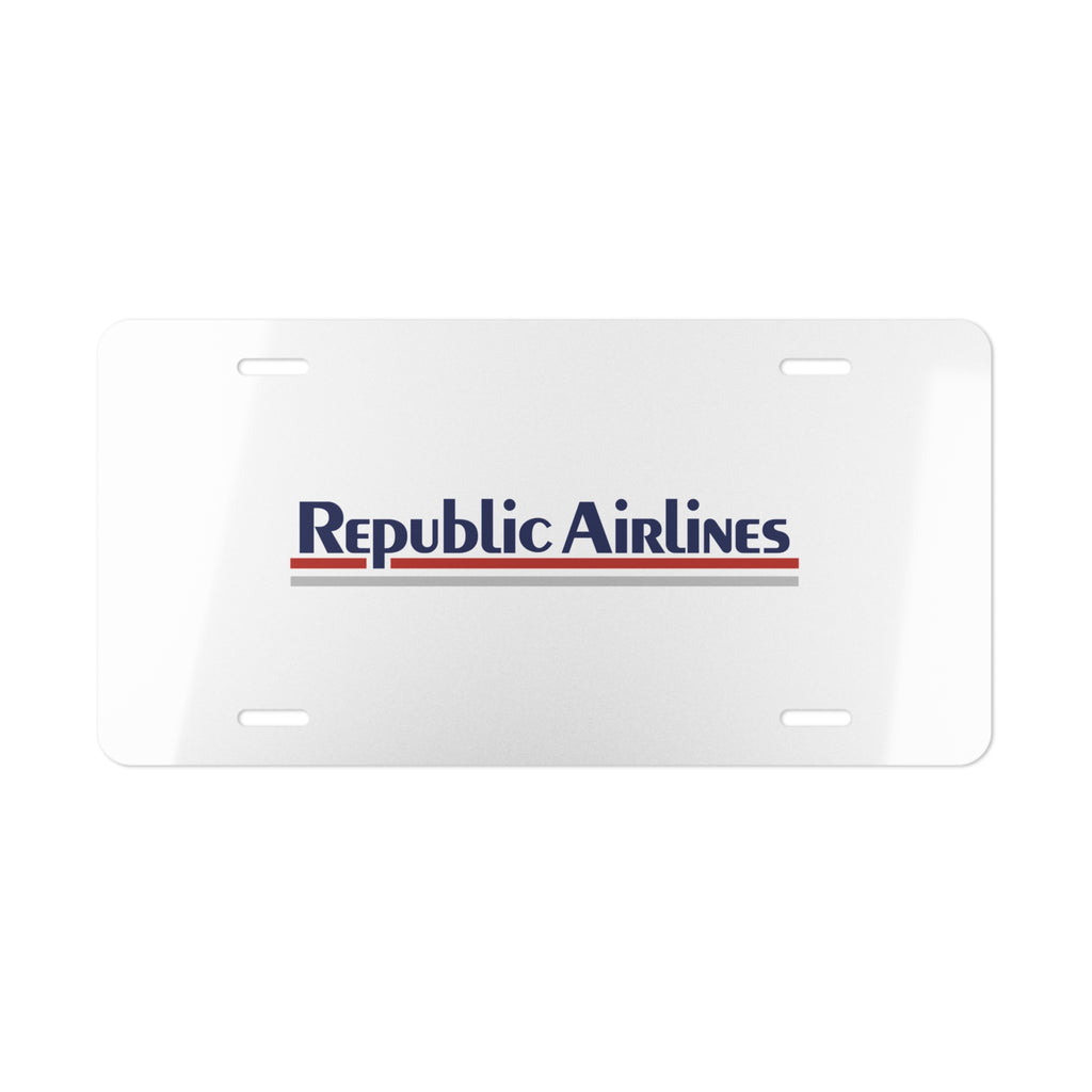Republic Airlines Vanity License Plate