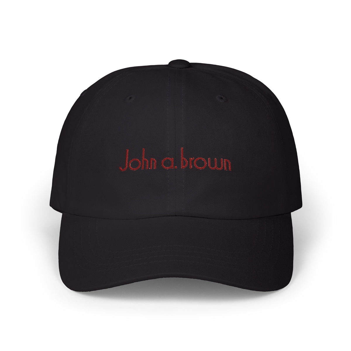 John A. Brown Embroidered Dad Cap Hat