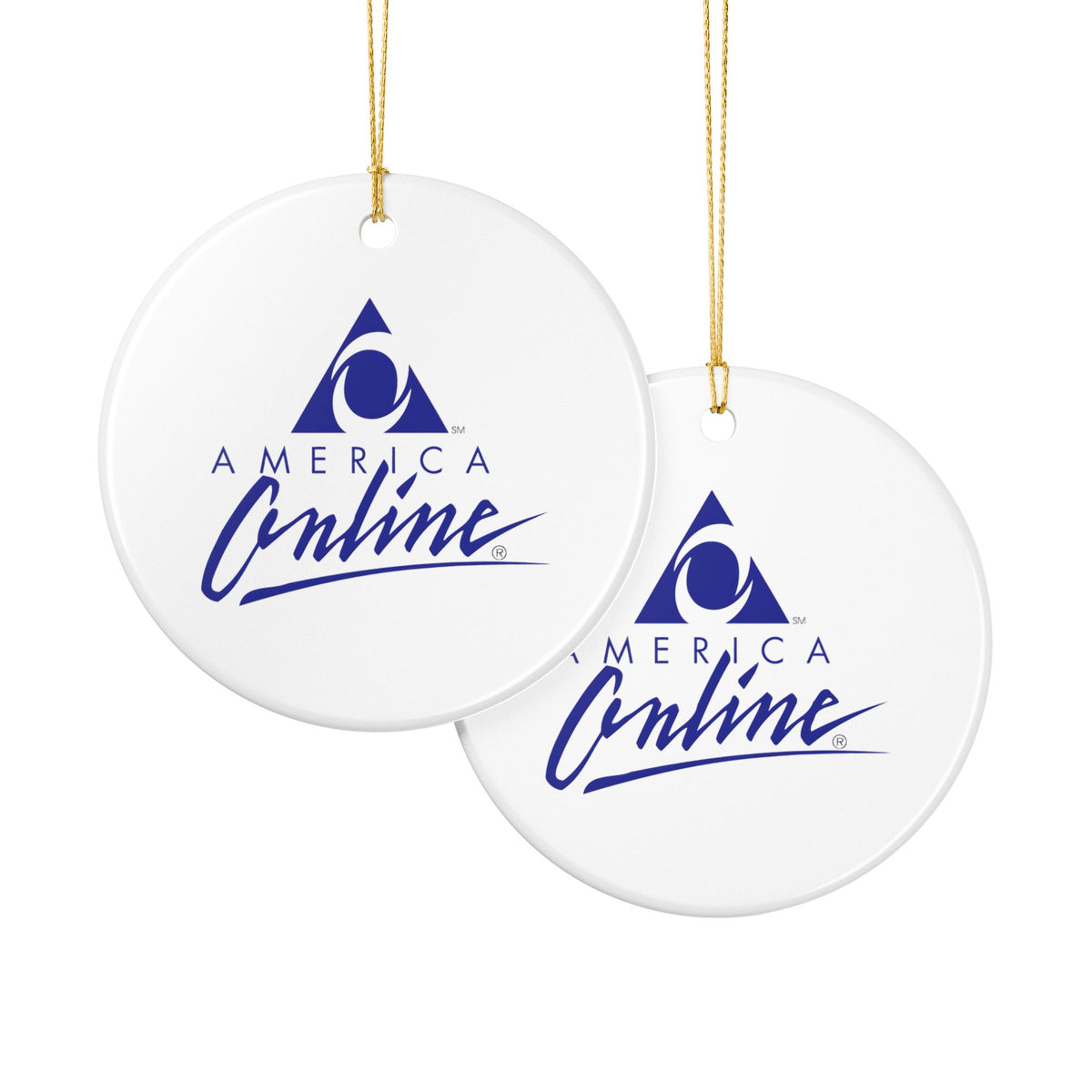 America Online (AOL) Ceramic Ornament