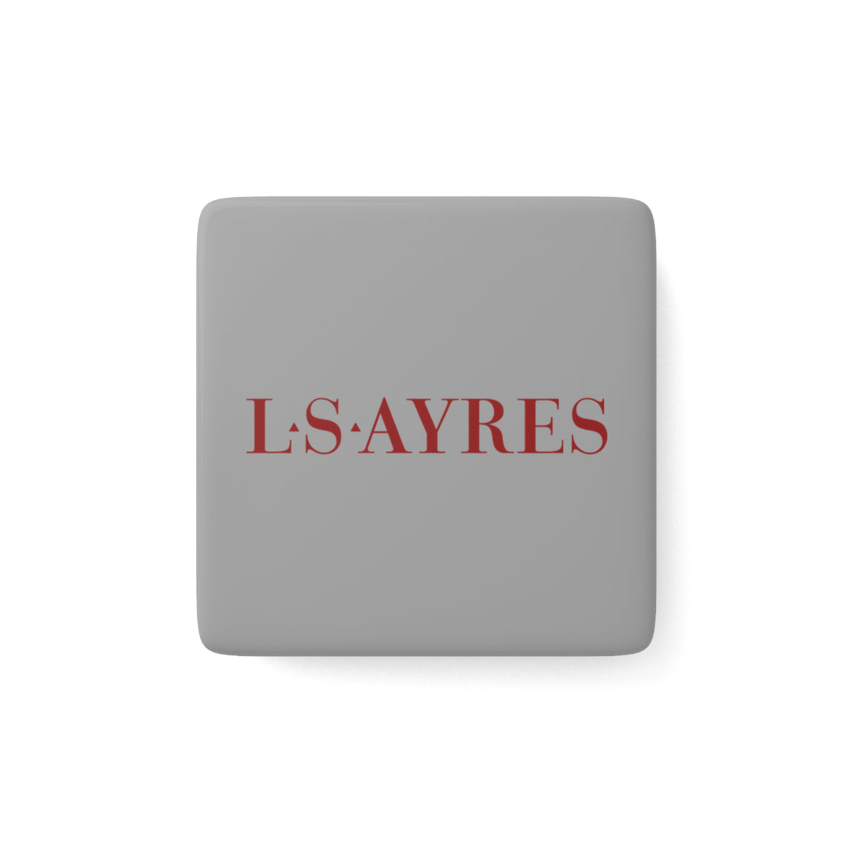 L. S. Ayres & Company Square Porcelain Fridge Magnet