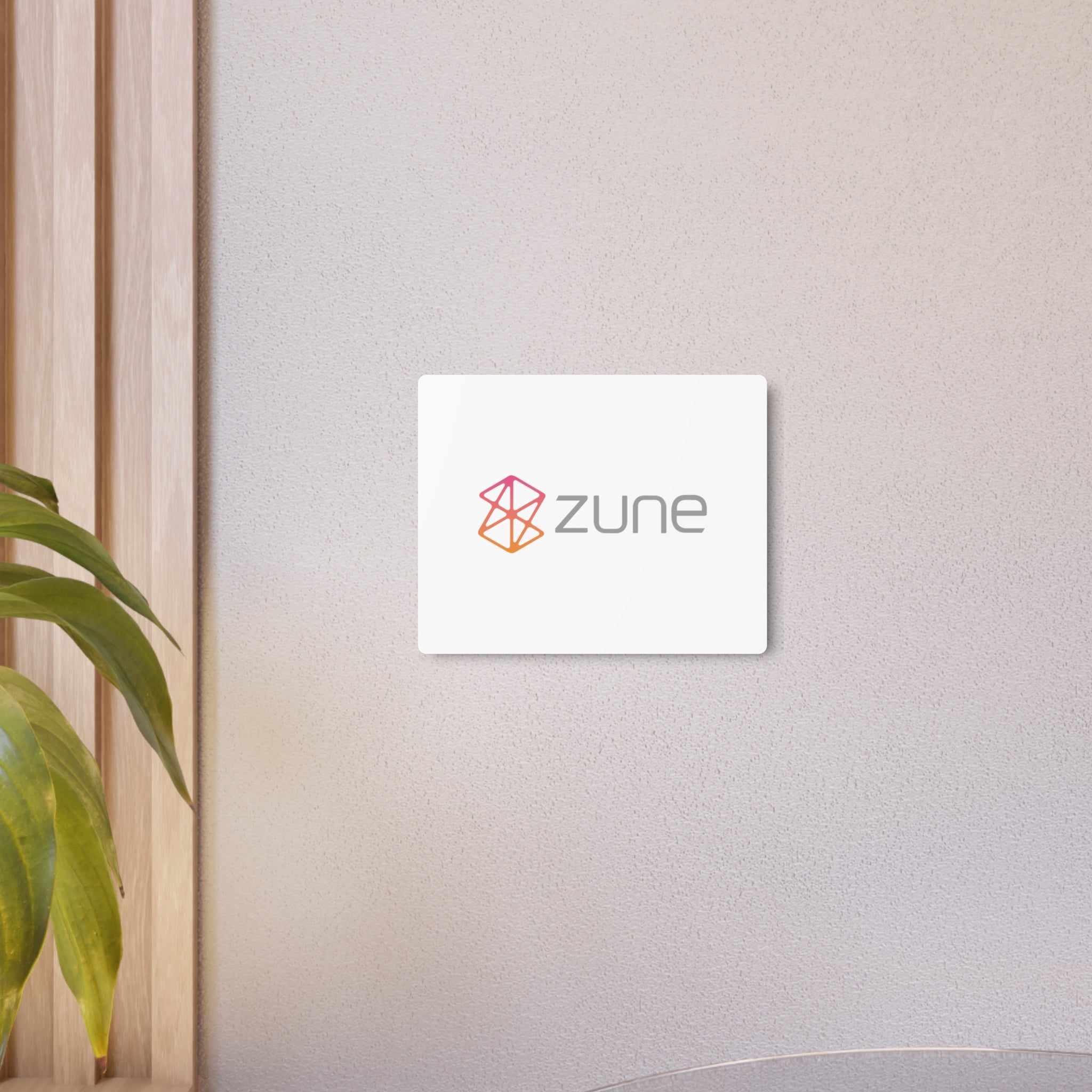 Zune Metal Sign