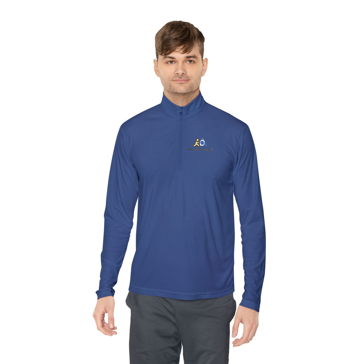 AOL Instant Messenger (AIM) Unisex Quarter Zip Pullover