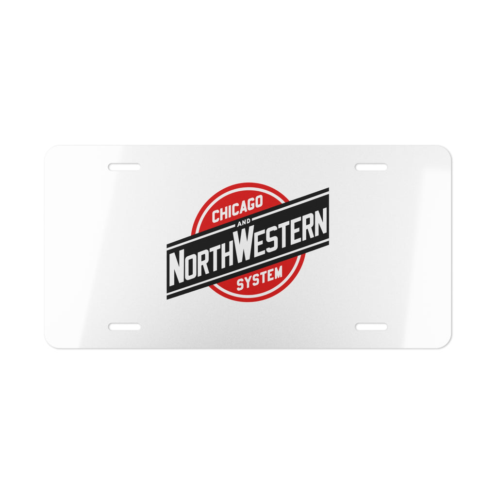 Chicago and North Western Railway Vanity License Plate