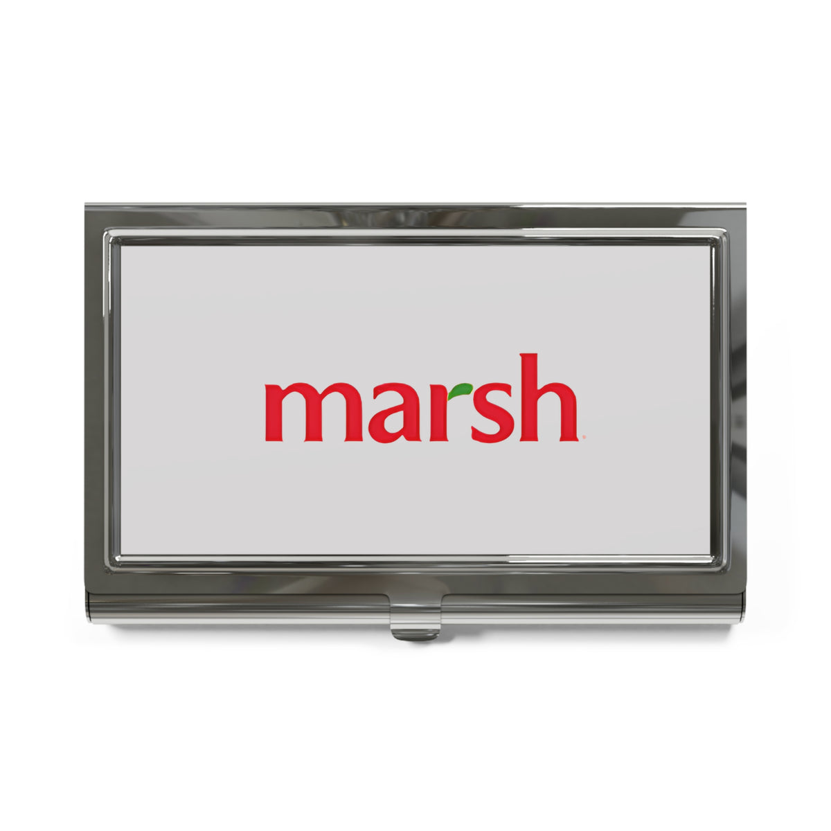 Marsh Supermarkets Metal Business Card Holder