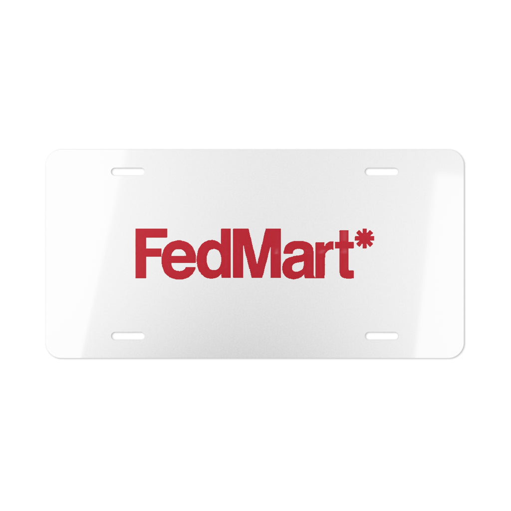 FedMart Vanity License Plate