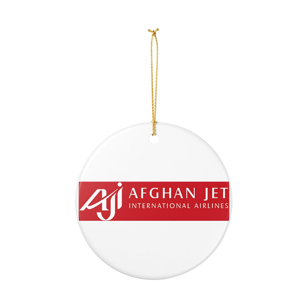 Afghan Jet International Airlines Ceramic Ornament