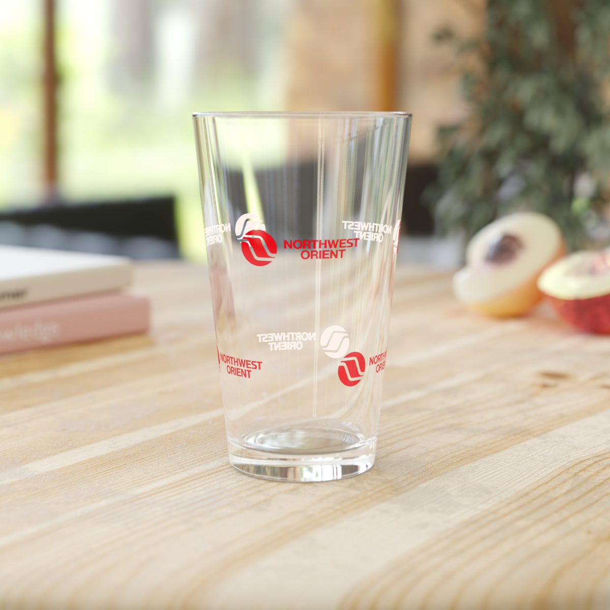 Northwest Orient Airlines 16oz Pint Glass