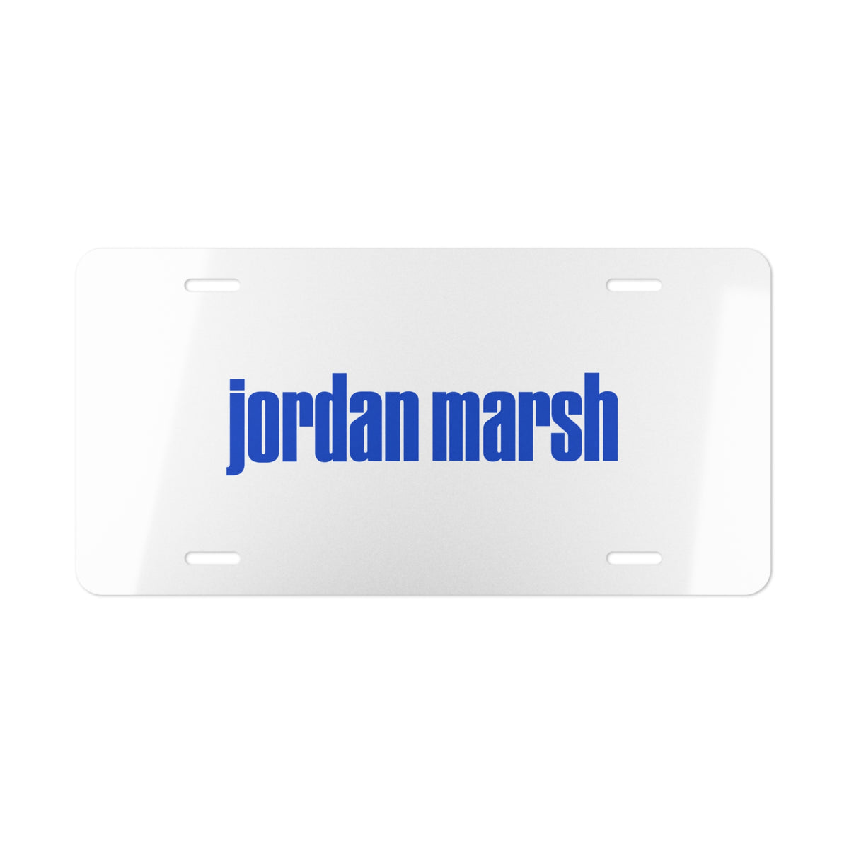 Jordan Marsh Vanity License Plate