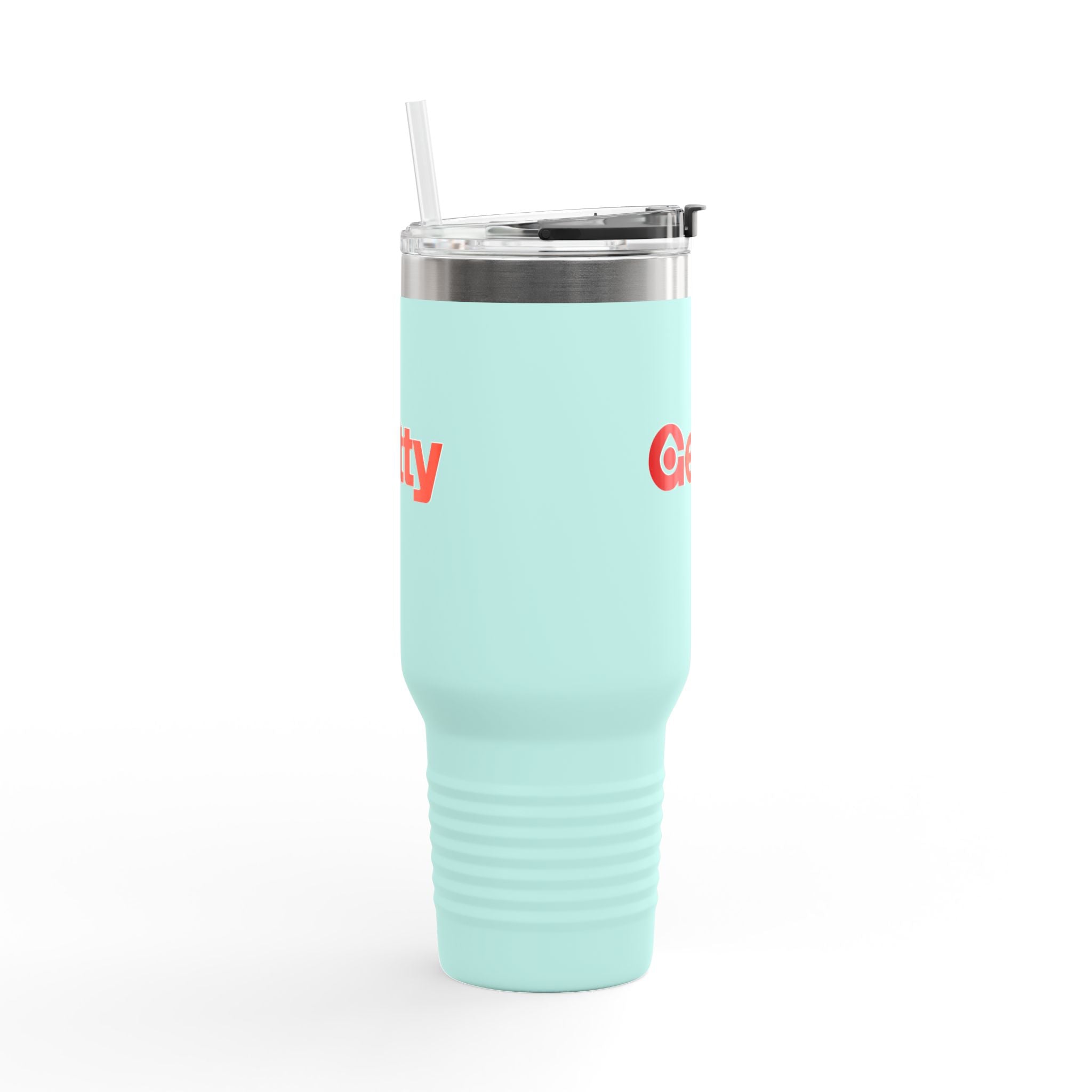 Getty Oil 40oz Insulated Travel Mug Stainless Tumbler