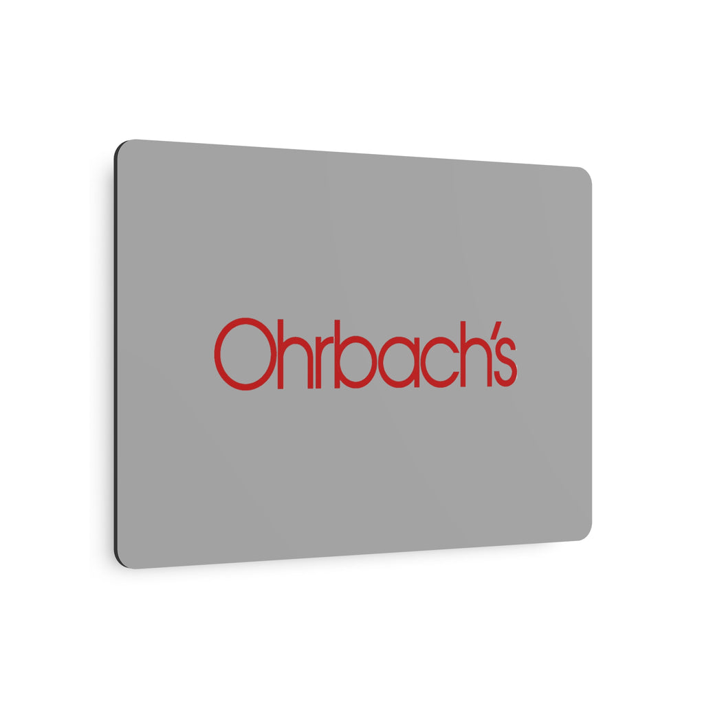 Ohrbach's Metal Sign
