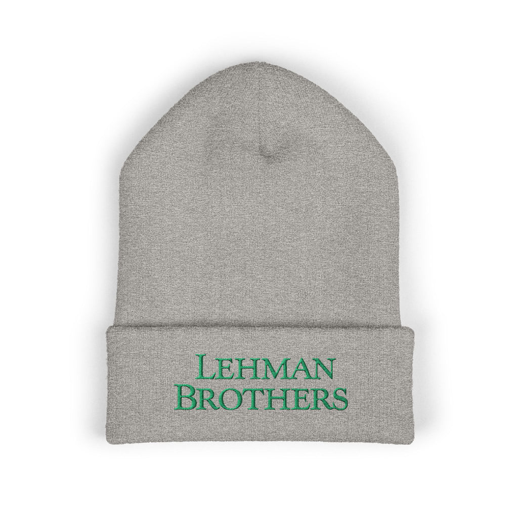 Lehman Brothers Cuffed Beanie