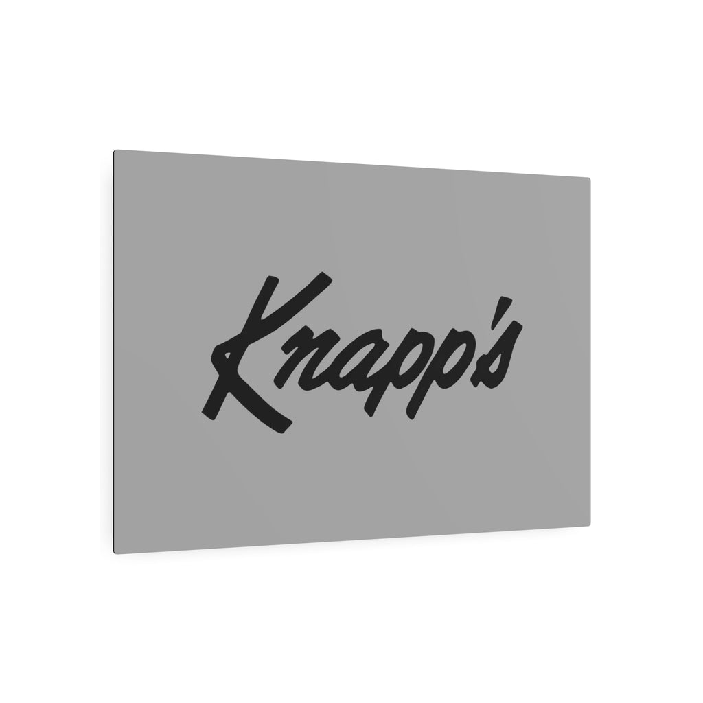 J. W. Knapp Company Metal Sign