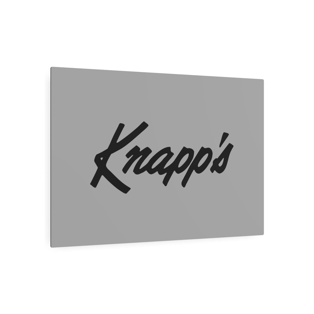 J. W. Knapp Company Metal Sign