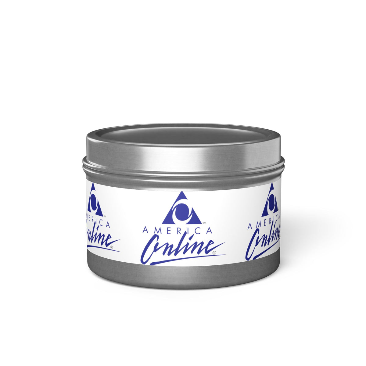 America Online (AOL) Tin Candle