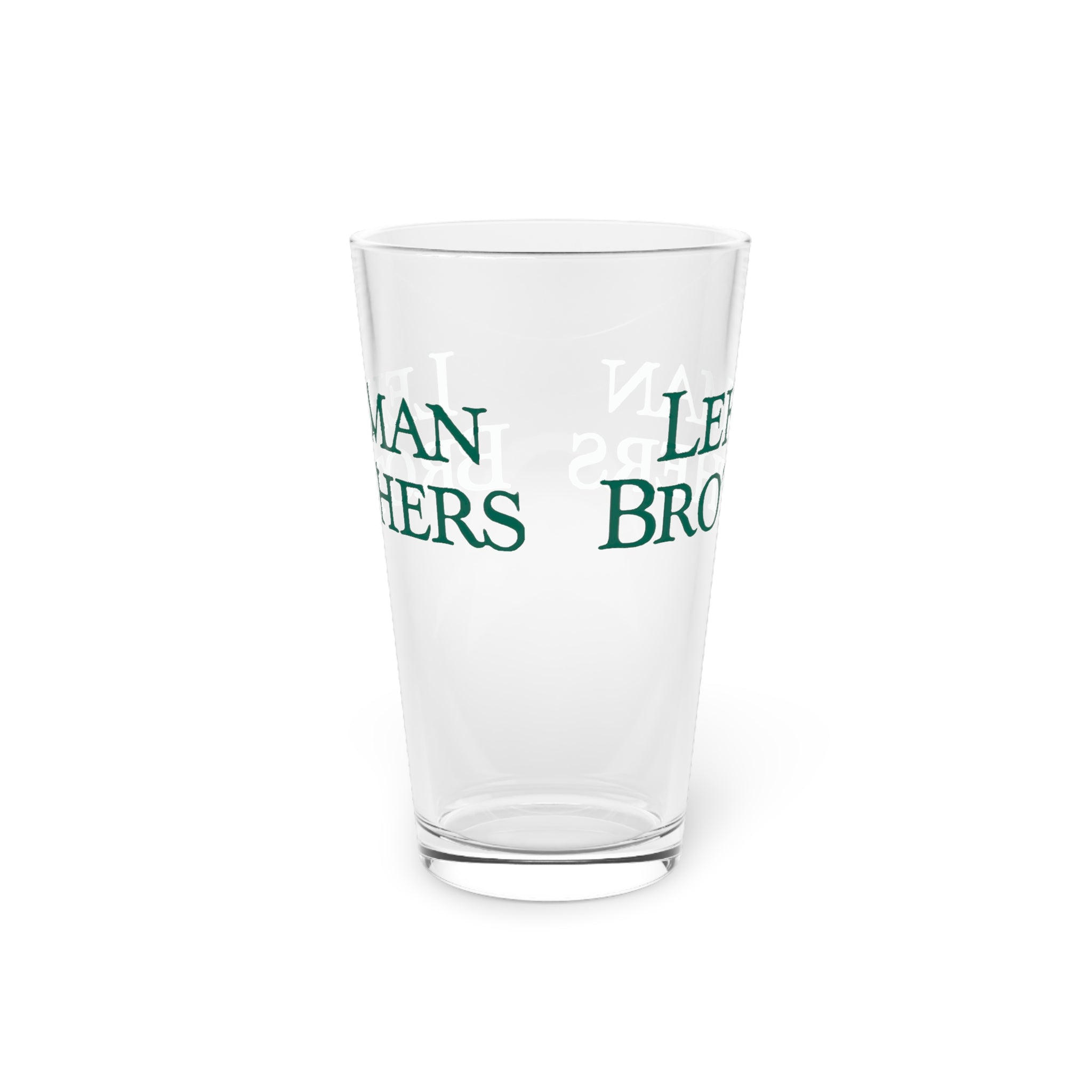 Lehman Brothers 16oz Pint Glass