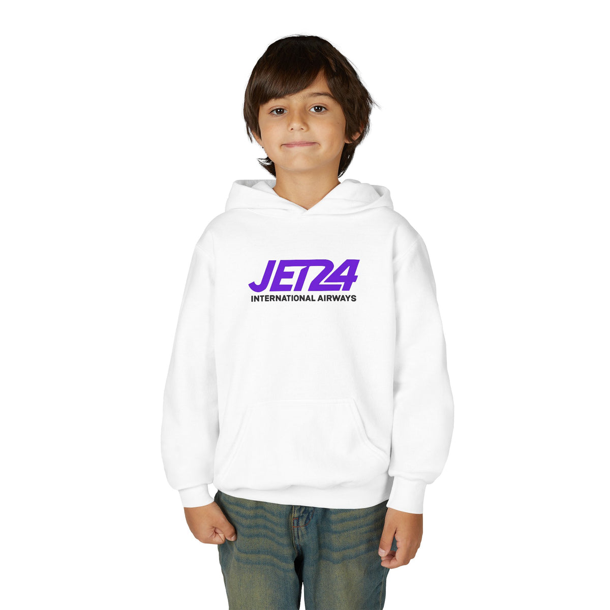 Jet 24 International Airways Youth Hoodie / Sweatshirt
