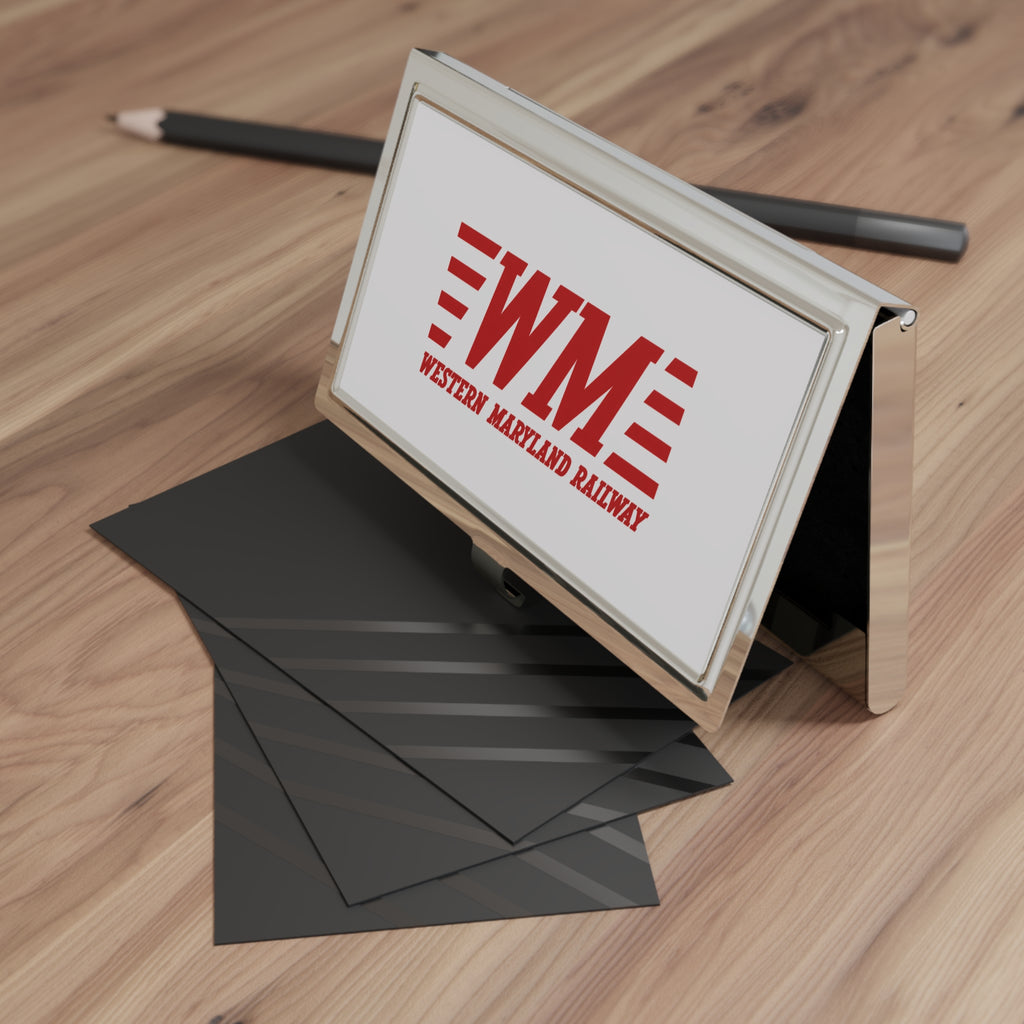 Western Maryland Railway Metal Business Card Holder