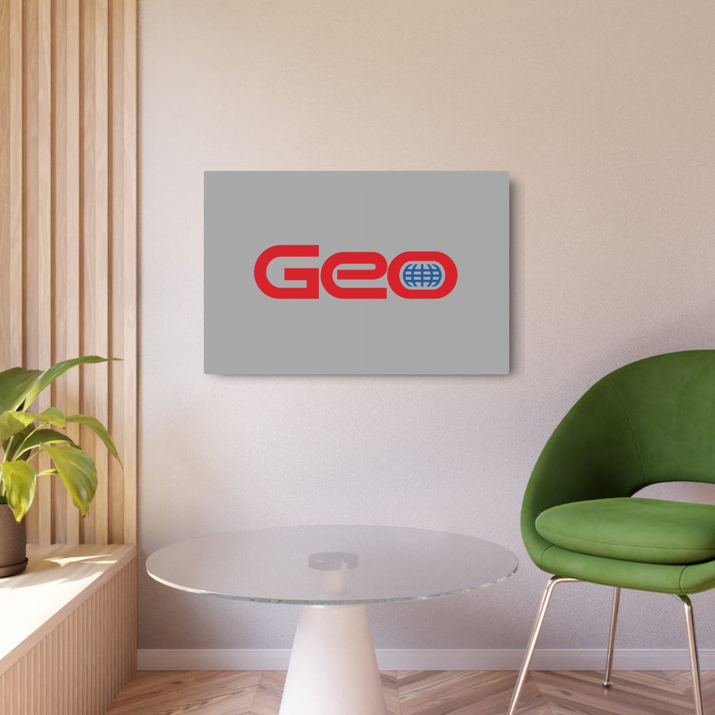 Geo Metal Sign