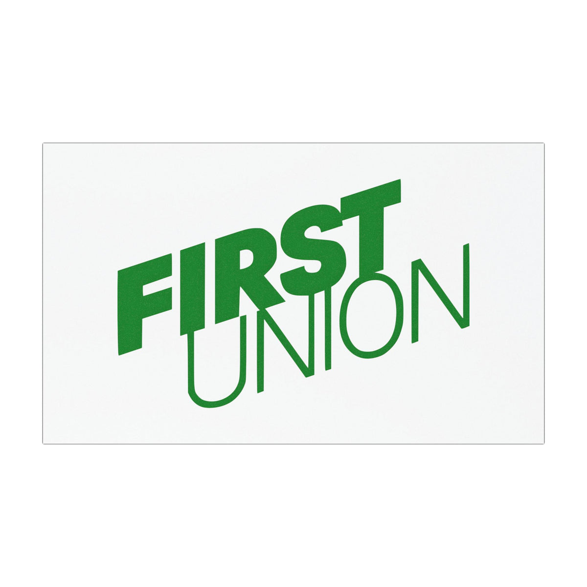First Union Car Magnet