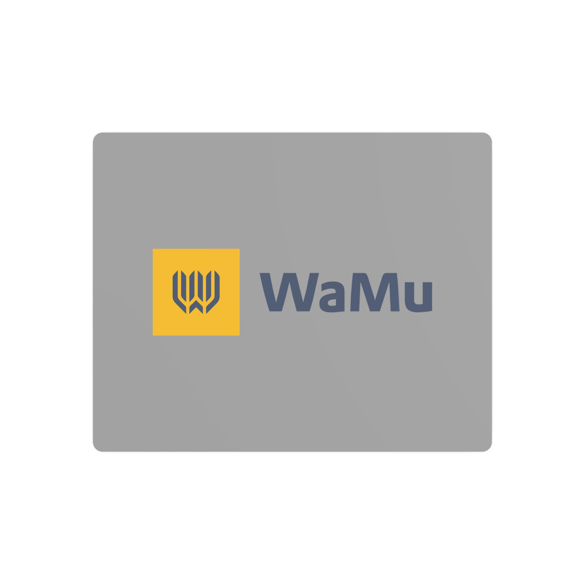 Washington Mutual (WaMu) Metal Sign