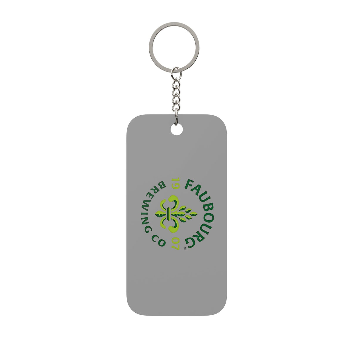 Faubourg Brewing Double-Sided Keychain Charm