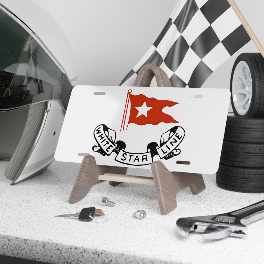 White Star Line Vanity License Plate