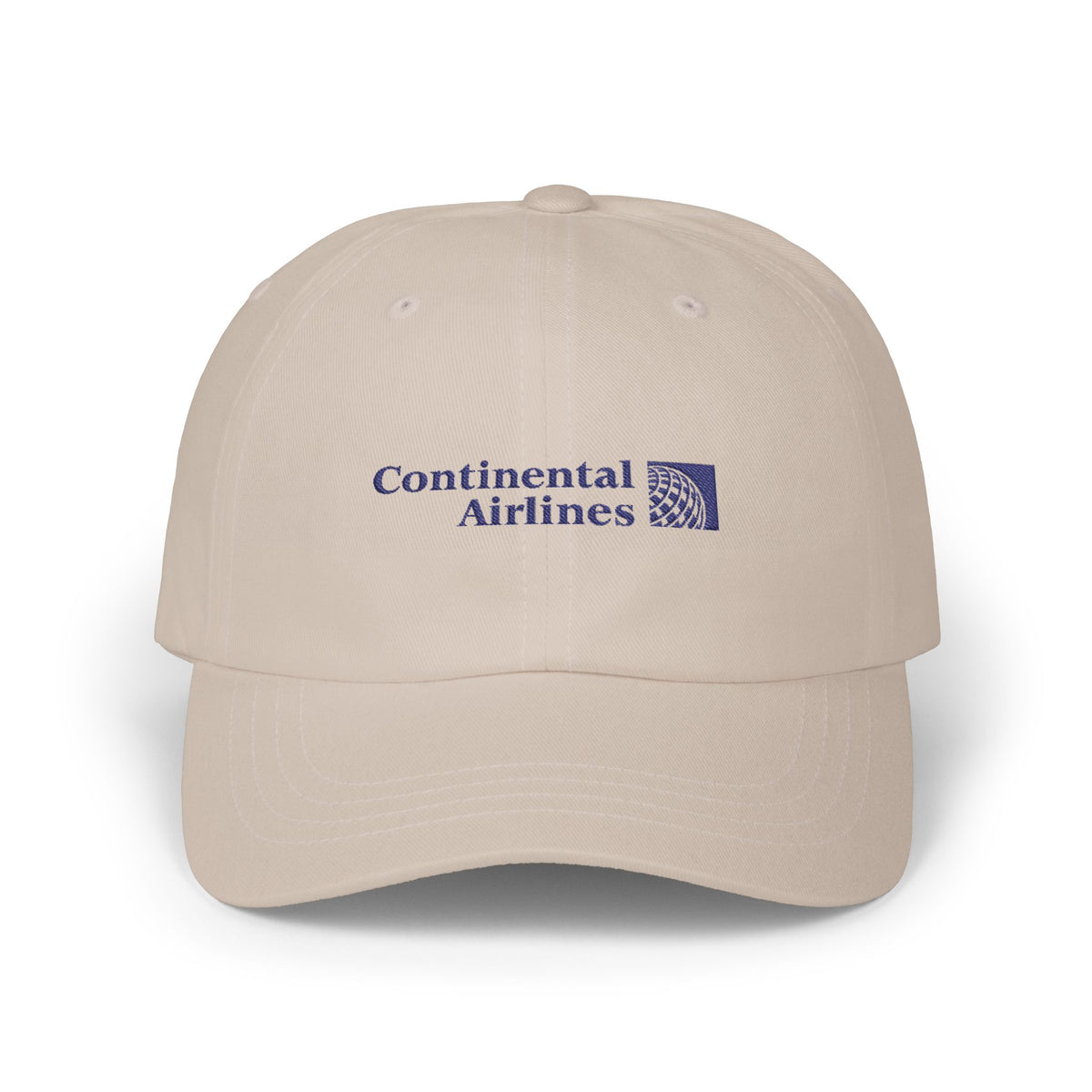 Continental Airlines Embroidered Dad Cap Hat