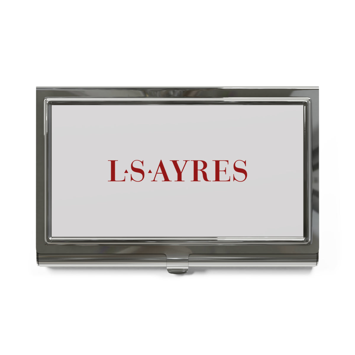 L. S. Ayres & Company Metal Business Card Holder