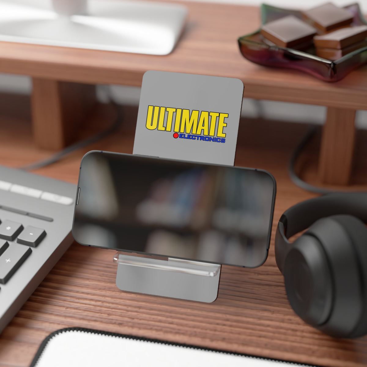 Ultimate Electronics Foldable Mobile Phone Display Stand