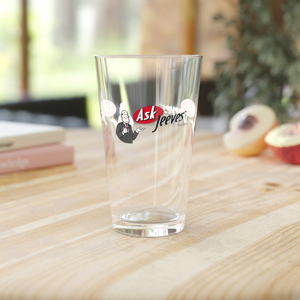 Ask Jeeves 16oz Pint Glass