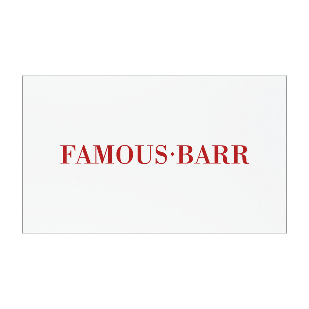 Famous-Barr Car Magnet