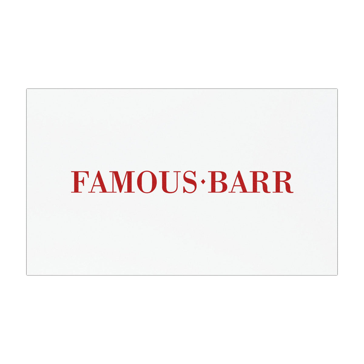 Famous-Barr Car Magnet