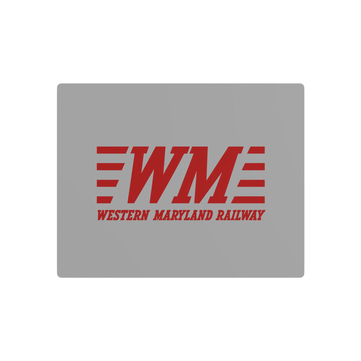Western Maryland Railway Metal Sign