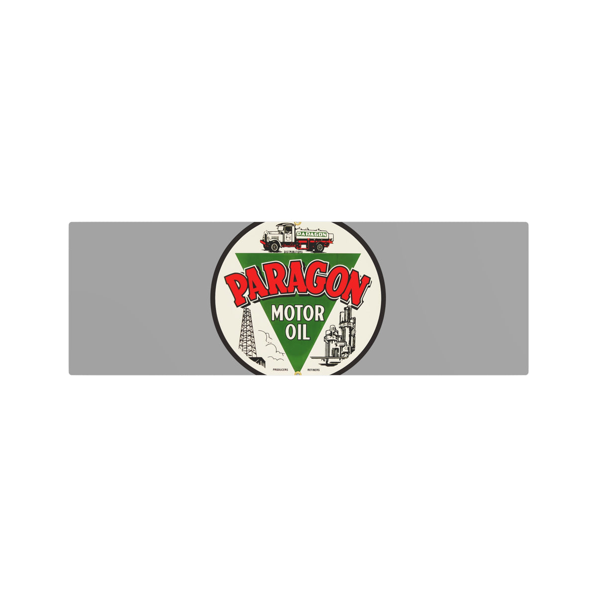 Paragon Oil Metal Sign