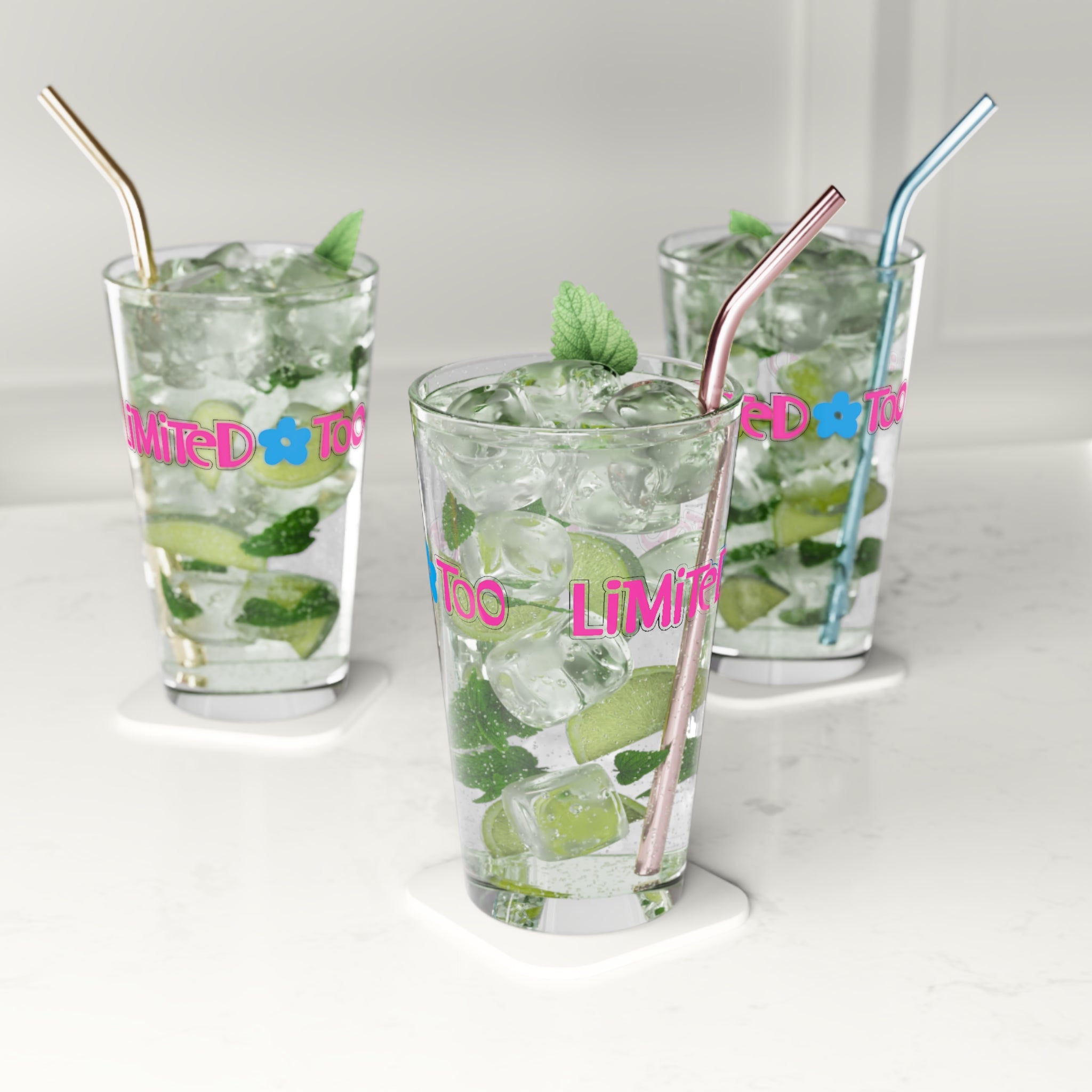 Limited Too 16oz Pint Glass