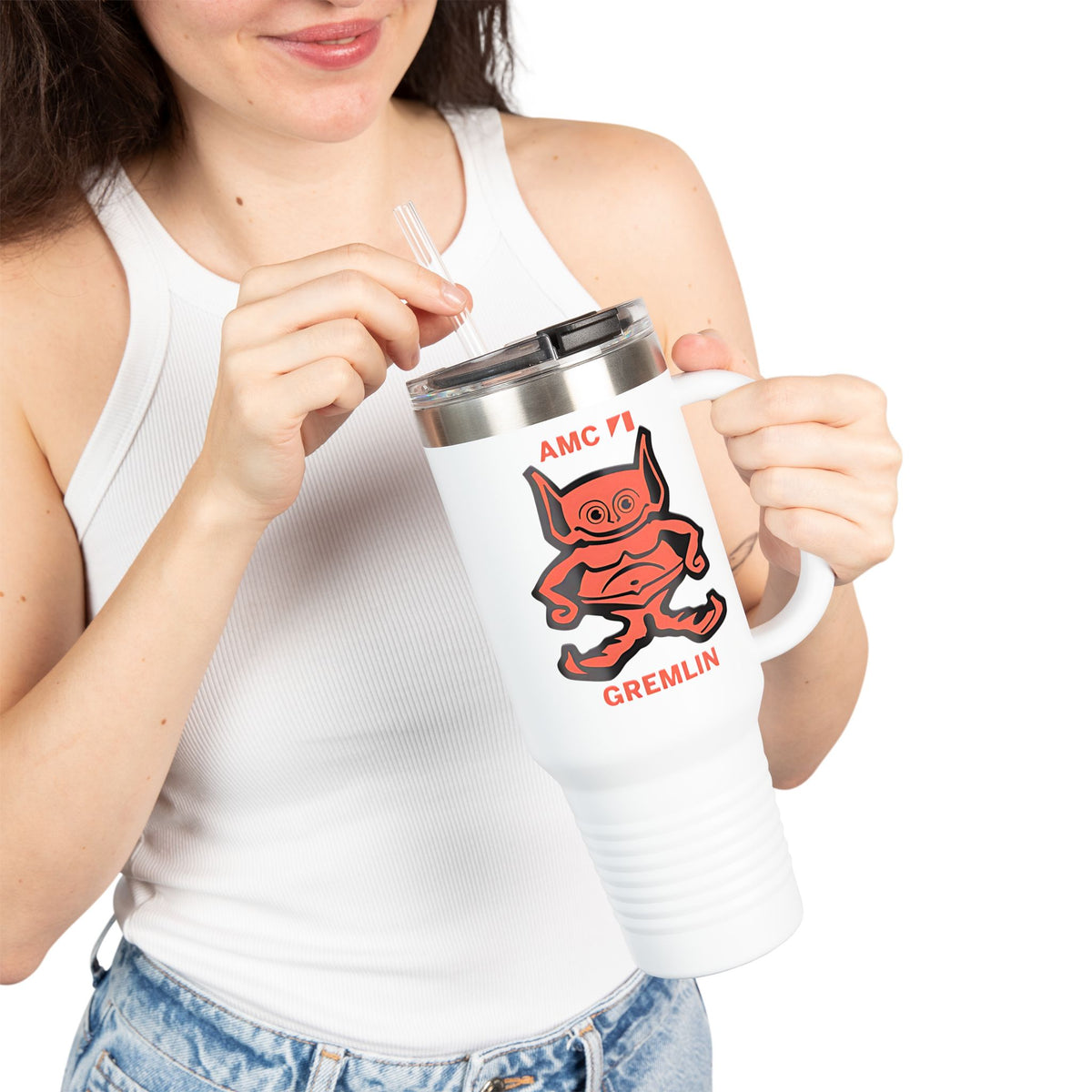AMC Gremlin 40oz Insulated Travel Mug Stainless Tumbler