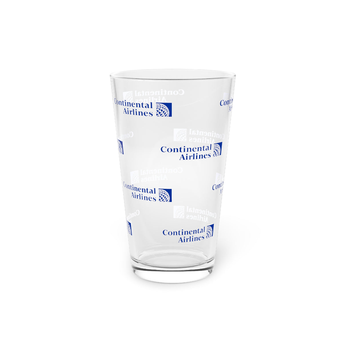 Continental Airlines 16oz Pint Glass