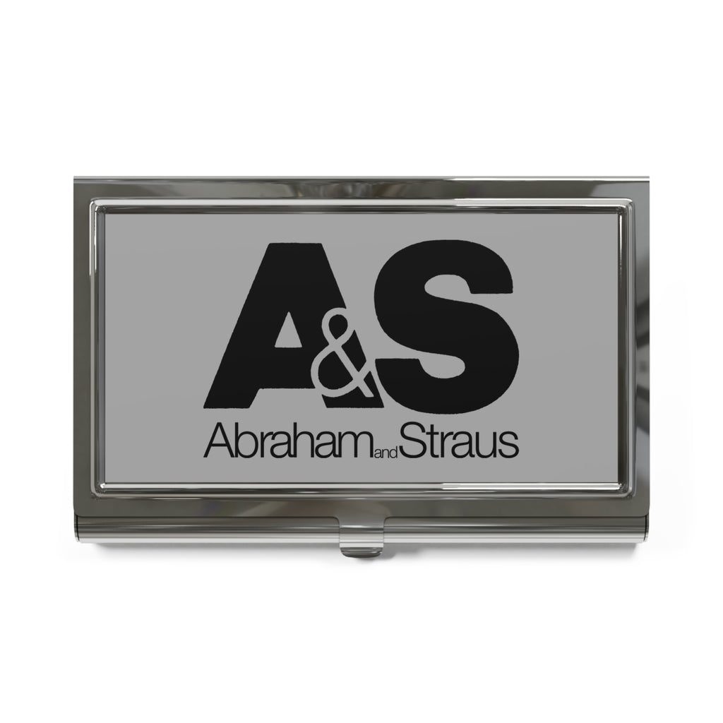 Abraham & Straus Metal Business Card Holder