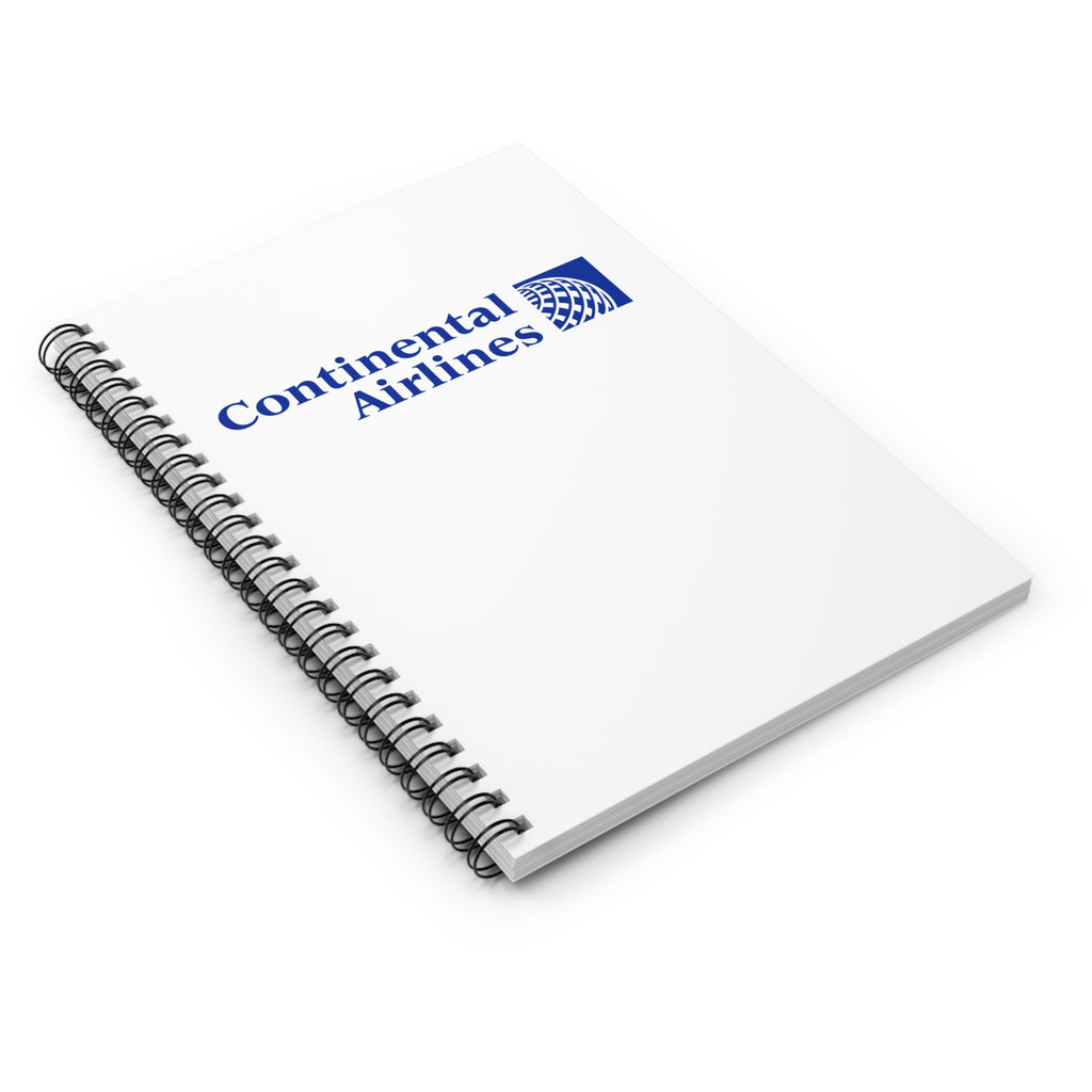 Continental Airlines Spiral Notebook