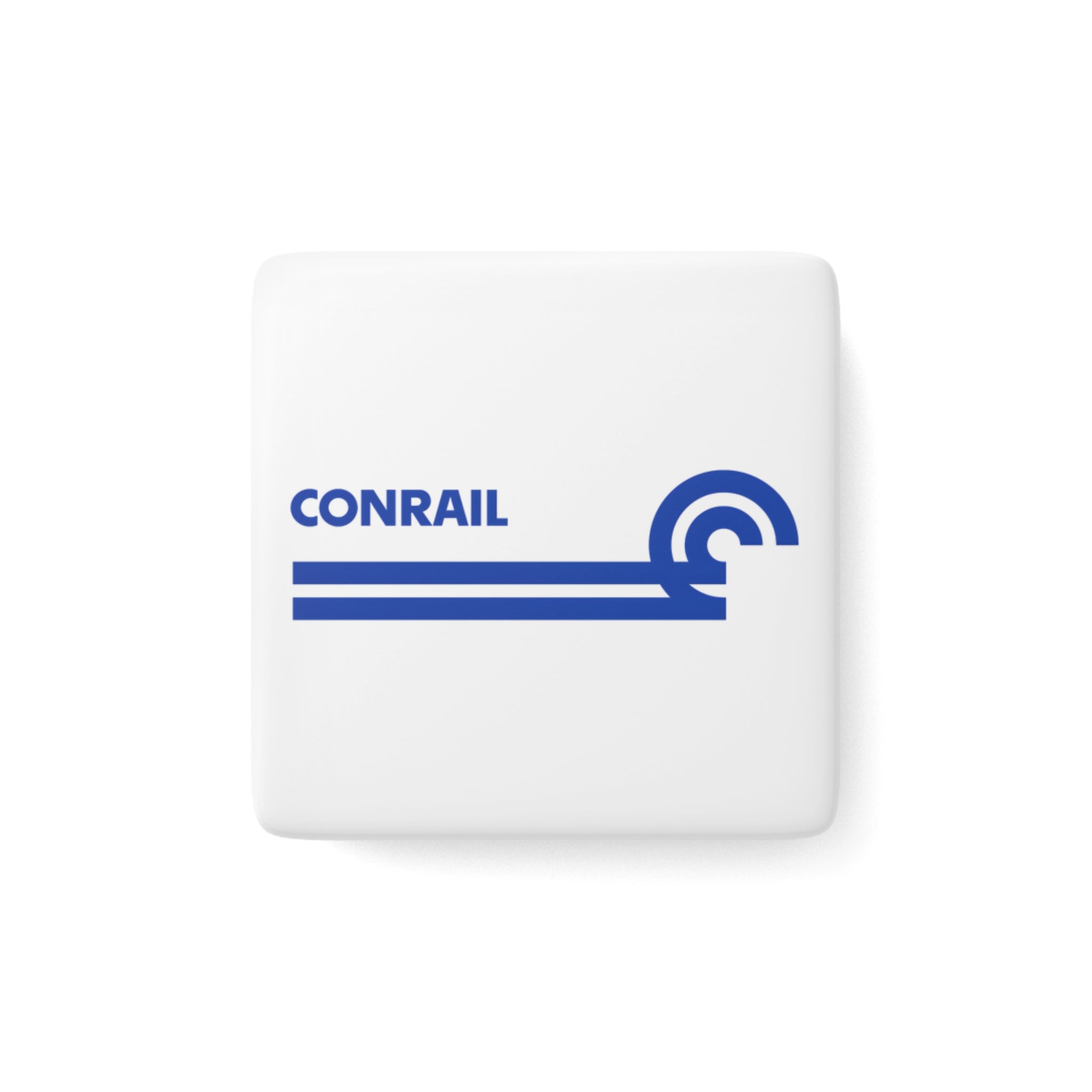 Conrail Square Porcelain Fridge Magnet
