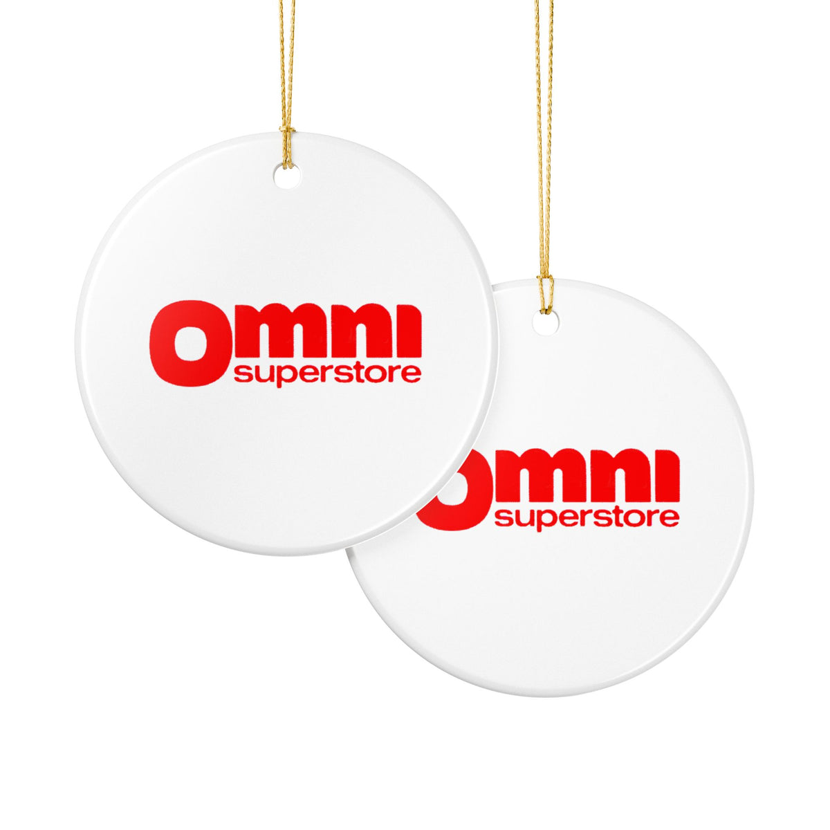 Omni Superstore Ceramic Ornament